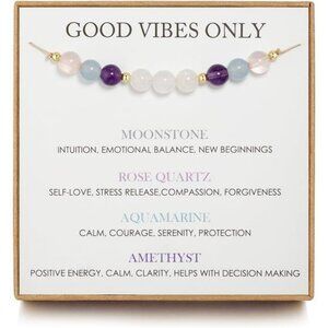 Moonstone bracelet for women positive energy new beginnings manifestation jewelr